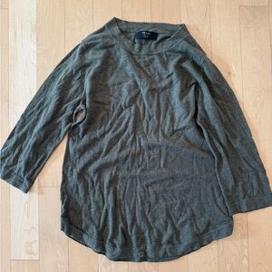 Cotton Silk blend 3/4 Sleeve Top